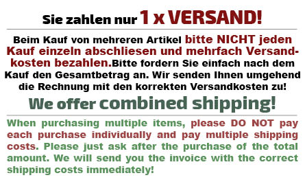 Nur 1 x Versand!