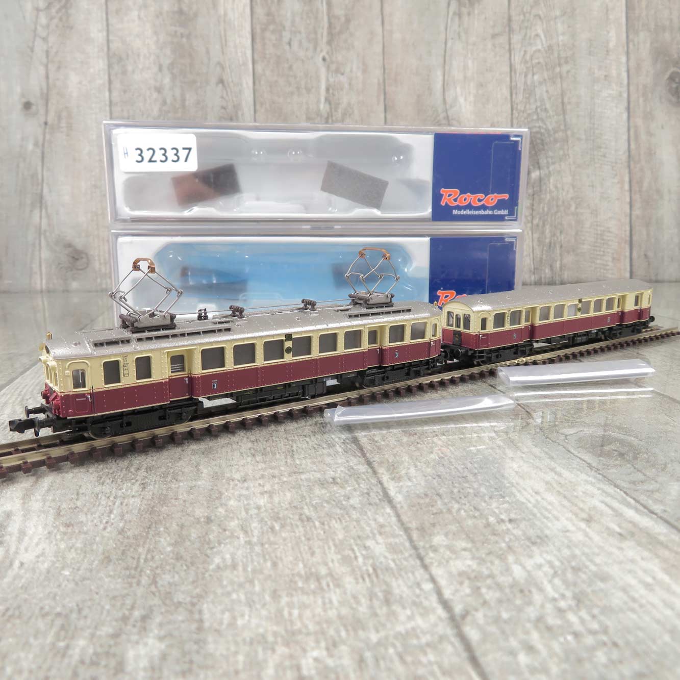 ROCO 23386 - Spur N - 2 tlg - DRG Steuerwagen-,Motorwagen - Analog - OVP #H32337 | eBay